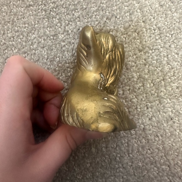 Solid Brass Yorkie Yorkshire Terrier Dog Figurine - Picture 5 of 7
